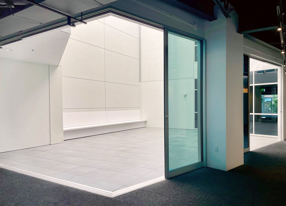 Looking into the atrium