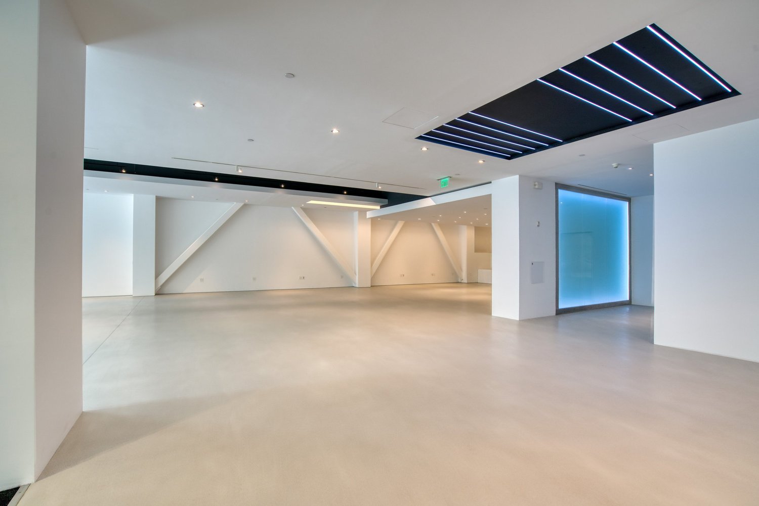 First floor open